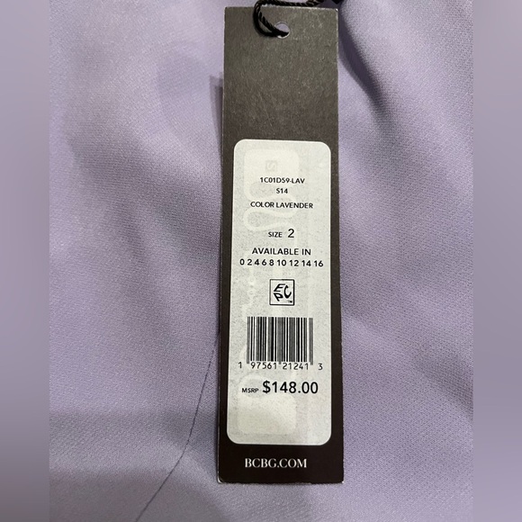 NWT BCBGeneration Women's Sleeveless Sweetheart Neck Suiting Jumpsuit size 2 - Picture 4 of 5